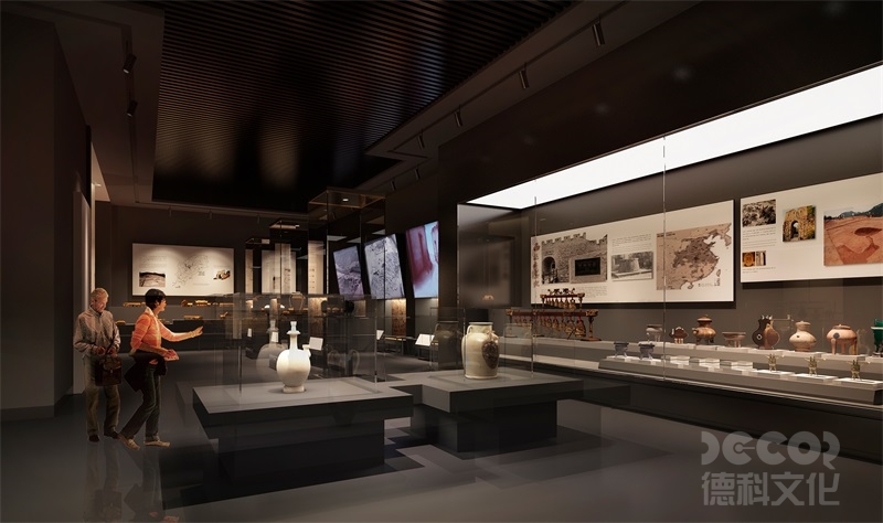 在博物館設(shè)計(jì)中，如何確保展品的可見性？